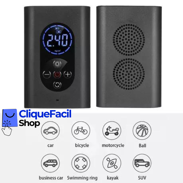 Inflador Elétrico Pump Wireless Portable Air