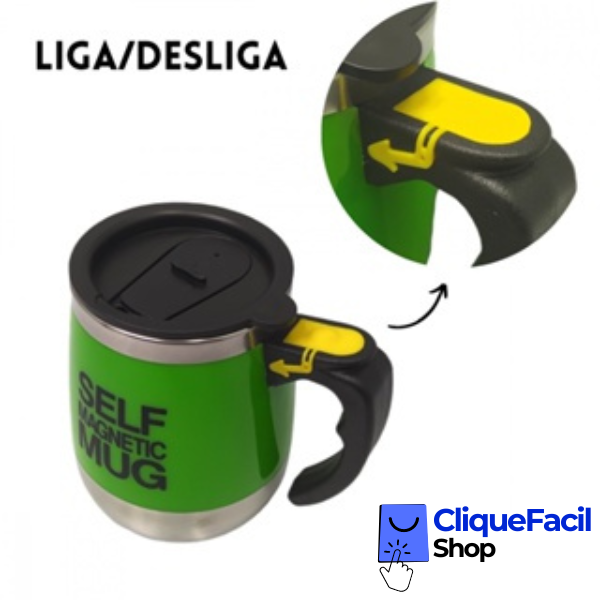 Caneca Com Mixer (verde)