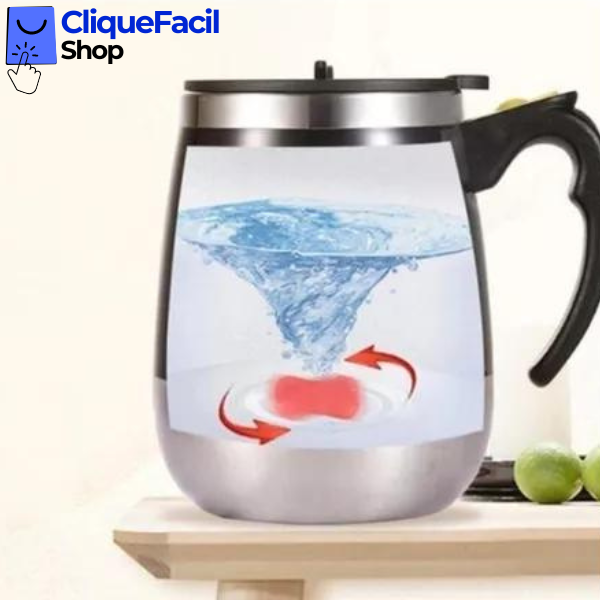 Caneca Com Mixer (azul)