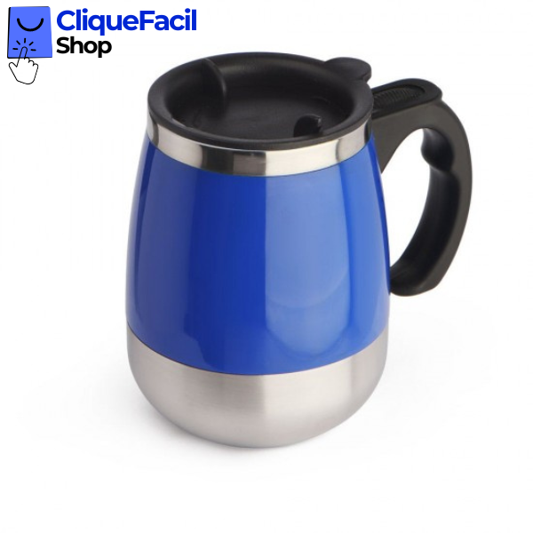 Caneca Com Mixer (azul)