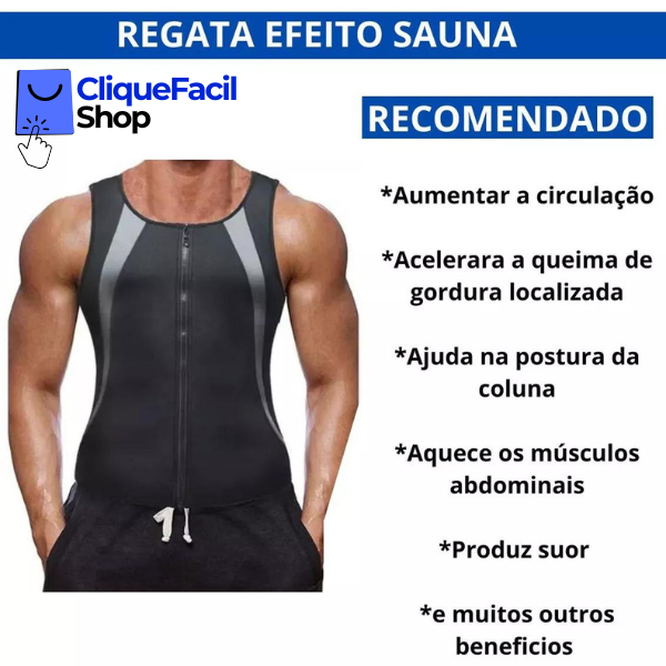 Regata Sauna Masculina  com Zíper