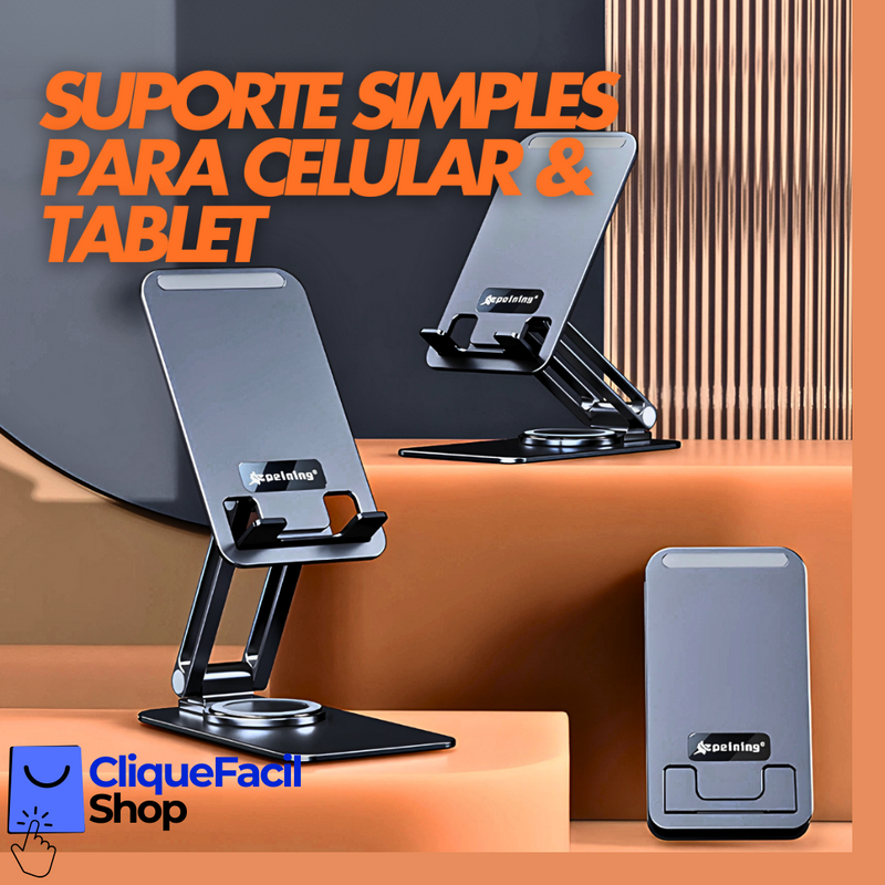 Suporte Articulado De Mesa Para Tablet E Smartphone