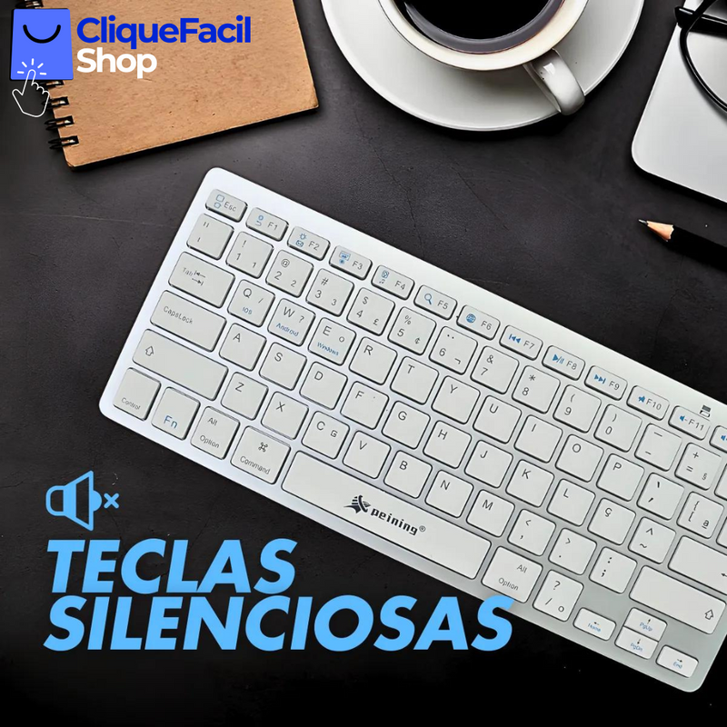 Teclado Sem Fio Bluetooth