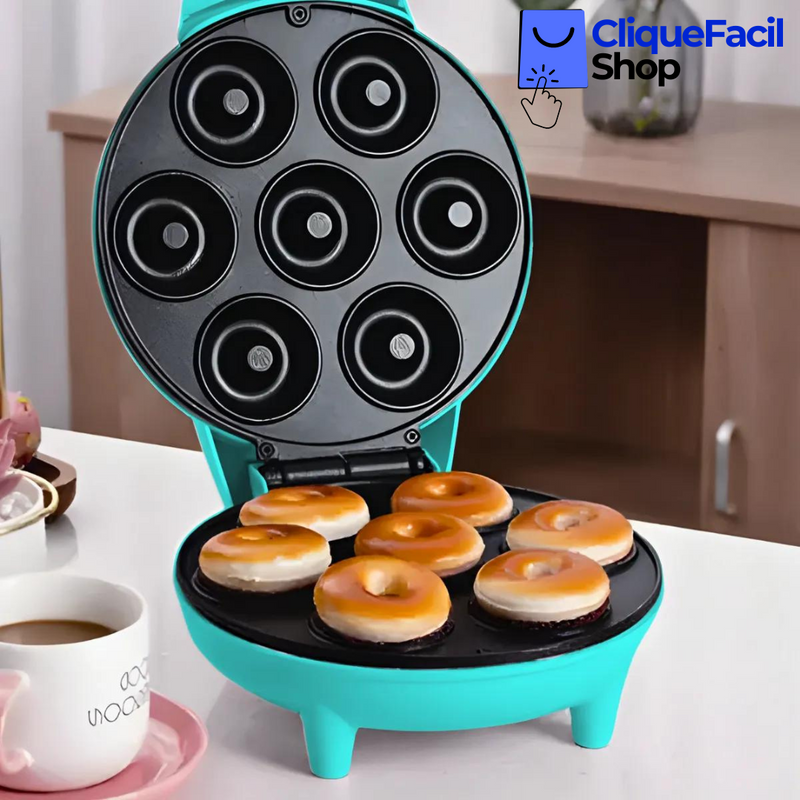 Máquina De Donuts - Faz 7 Rosquinhas - 110v (Verde)