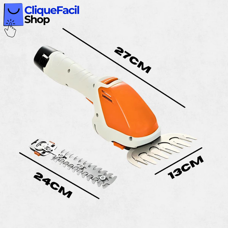 Cortador De Grama Portátil Aparador Sem Fio 2 Em 1