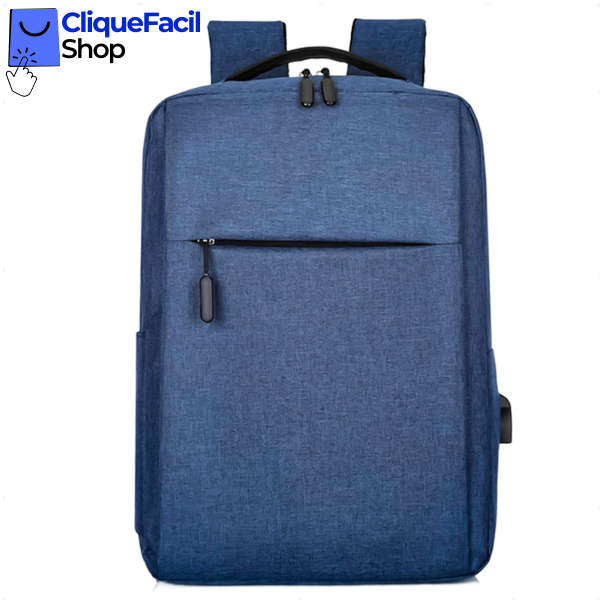 Mochila Executiva Impermeável Notebook (Azul)