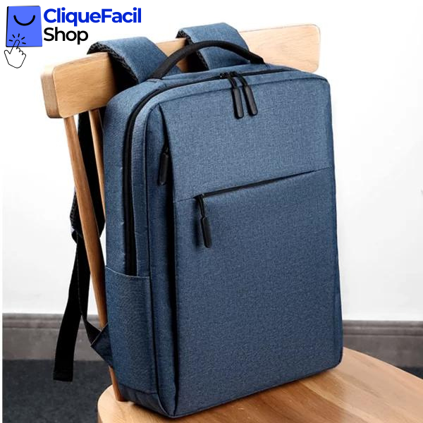 Mochila Executiva Impermeável Notebook (Azul)